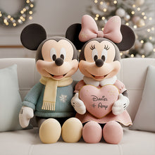 Load image into Gallery viewer, Forever Together - Personalized Christmas Pillow for Couples Pillow PopCulturePrints