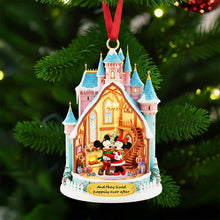 Load image into Gallery viewer, "And they lived happily ever after" - Personalized Christmas Ornament for Couples Ornament PopCulturePrints