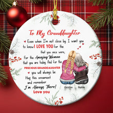 Load image into Gallery viewer, Personalized Christmas Ornament: Heartfelt Gifts for Grandma Ornament PopCulturePrints