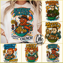 Load image into Gallery viewer, "A Killer in Every Bite!" - Slasher Loops Shirt – Custom Gift for Horror Fans Shirts PopCulturePrints