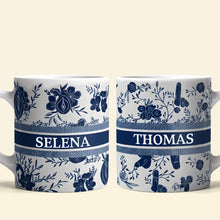 Load image into Gallery viewer, Love Blooms: Naughty Couples Coffee Mug - Personalized Gifts For Couples Coffee Mug PopCulturePrints