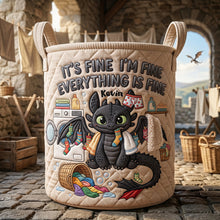 Load image into Gallery viewer, Cute Overload Quilted Laundry Basket - Personalized Gifts 03qhta100726 Laundry Basket PopCulturePrints