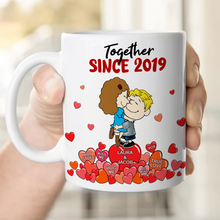 Load image into Gallery viewer, Personalized Couple Coffee Mug - Together Since 2021 Coffee Mug PopCulturePrints