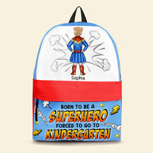 Load image into Gallery viewer, Superhero in Training: Personalized Kindergarten Backpack Backpack PopCulturePrints