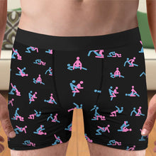 Load image into Gallery viewer, Ecstatic Colors Couple's Boxers - Personalize Your Fun Boxer Briefs PopCulturePrints