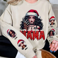 Load image into Gallery viewer, Custom Christmas Sweatshirt for Mom - Quirky Holiday Design AOP Products PopCulturePrints