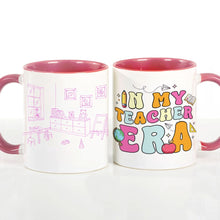 Load image into Gallery viewer, Customizable Teacher Era Mug - Personalized Gift for Teachers Coffee Mug PopCulturePrints