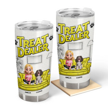 Load image into Gallery viewer, "Treat Dealer" - Personalized Tumbler for Dog Lovers Tumbler PopCulturePrints