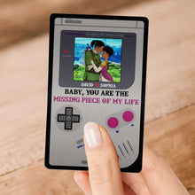 Load image into Gallery viewer, Retro Game Love | Valentine's Day Gifts | Personalized Couple Wallet Card Wallet Card PopCulturePrints