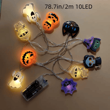 Load image into Gallery viewer, Halloween LED String Lights - Perfect Gift for Horror Fans PopCulturePrints