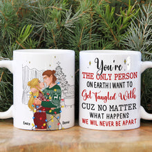 Load image into Gallery viewer, Tangled in Love Personalized Couples Mug - Perfect Valentine's Day Gifts for Lovers Coffee Mug PopCulturePrints