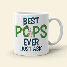 Load image into Gallery viewer, Best Pops Ever Personalized Coffee Mug - Custom Gift for Grandpa Coffee Mug PopCulturePrints
