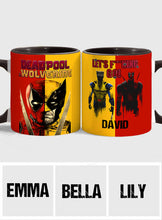 Load image into Gallery viewer, Let's F**king Go - Deadpool & Wolverine Personalized Mug Accent Mug PopCulturePrints