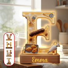 Load image into Gallery viewer, Light Up Their Passion: Sweet Bakery Alphabet Letter Light Box - Personalized Gift for Bakers Light Box PopCulturePrints