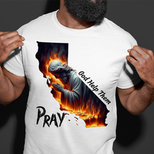 Load image into Gallery viewer, Pray for California Los Angeles Fire Shirt - God Help Them Shirts PopCulturePrints