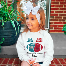 Load image into Gallery viewer, Custom Kids Shirt - Dad and Mom Love Me Shirts PopCulturePrints