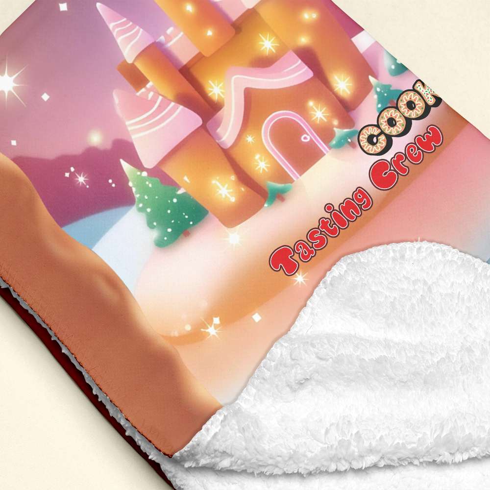 Custom Christmas Blanket for Grandma - Personalized Cookie Design Blanket PopCulturePrints