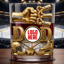 Load image into Gallery viewer, The Best Dad Ever Whiskey Glass - Personalized Gift for Father's Day Glass PopCulturePrints