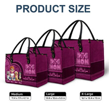 Load image into Gallery viewer, “A Loving Tribute to Dog Moms” - Personalized Leather Bag, Custom Gift for Pet Moms, Grandma, and Dog Lovers Leather Bag PopCulturePrints