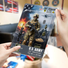 Load image into Gallery viewer, “Honor Their Service with a Personal Touch” - Military 250th Anniversary Figure Pack Acrylic Plaque - Personalized Gifts for Veterans Shaped Plaques PopCulturePrints