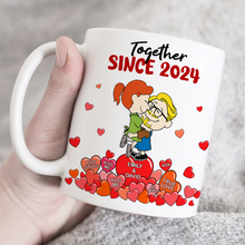 Load image into Gallery viewer, Personalized Couple Coffee Mug - Together Since 2021 Coffee Mug PopCulturePrints