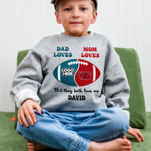 Load image into Gallery viewer, Custom Kids Shirt - Dad and Mom Love Me Shirts PopCulturePrints