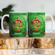 Load image into Gallery viewer, Personalized Fantasy Adventure Coffee Mug - Custom Hobbit House Design Coffee Mug PopCulturePrints