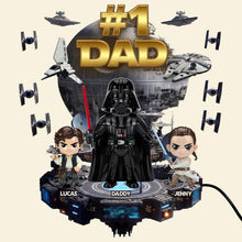 Load image into Gallery viewer, #1 Dad Light Box - Personalized Sci-Fi Gift for Dads, Grandpas, and Father Figures Light Box PopCulturePrints