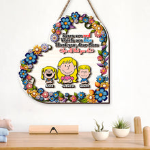 Load image into Gallery viewer, Personalized Mom Wood Sign - Heartfelt Thanks for Everything Wood Sign PopCulturePrints