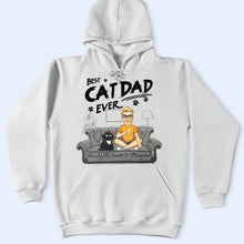 Load image into Gallery viewer, Best Cat Dad Ever - Personalized T-Shirt T-shirt PopCulturePrints