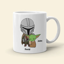 Load image into Gallery viewer, Personalized Grandson Gift Mug - Custom Grandpa Love Message Coffee Mug PopCulturePrints