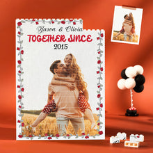 Load image into Gallery viewer, Personalized Together Since Couple Puzzle Building Blocks PopCulturePrints