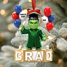 Load image into Gallery viewer, Celebrate Your Achievement! Personalized Graduation Christmas Ornament - Perfect Gift for Graduates, Friends & Family Ornament PopCulturePrints