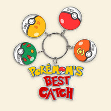 Load image into Gallery viewer, Personalized Poke Dad Keychain - Best Catch Gift for Father's Day Keychains PopCulturePrints