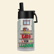 Load image into Gallery viewer, Personalized Kid's Tumbler - All Ears for Learning Theme Kid Tumbler PopCulturePrints