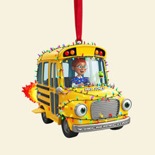 Load image into Gallery viewer, Take Chances, Make Mistakes – Adventure Bus Custom Photo Ornament - Personalized Christmas Gift for Teachers Ornament PopCulturePrints