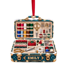 Load image into Gallery viewer, Sewing Christmas Ornament - Personalized Gifts For Sewing Lovers 10ttlu081026 Ornament PopCulturePrints