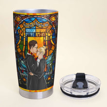 Load image into Gallery viewer, Enchanted Love: Magic Couple Personalized Tumbler Gift - Valentine's Day Gifts Tumbler Cup PopCulturePrints