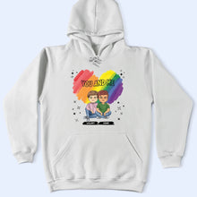 Load image into Gallery viewer, Love Is Love - Personalized T-Shirt for Celebrating Love T-shirt PopCulturePrints