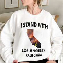 Load image into Gallery viewer, California Strong I Stand With Los Angeles T-Shirt Shirts PopCulturePrints