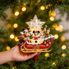 Load image into Gallery viewer, Celebrate the Season with 'Merry Christmas' - Personalized Tree Topper for Families