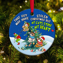 Load image into Gallery viewer, Custom Cat Lover Christmas Ornament - Heartfelt Holiday Decor Ornament PopCulturePrints