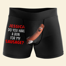 Load image into Gallery viewer, Customizable Couple Boxer Briefs - Fun and Playful Design | Valentine's Day Gifts Boxer Briefs PopCulturePrints