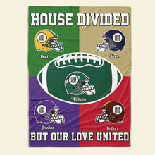 Load image into Gallery viewer, Custom Family Blanket for American Football Lovers Blanket PopCulturePrints