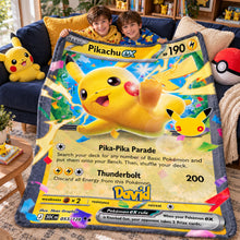 Load image into Gallery viewer, Celebrate Your 30th Anniversary with a Touch of Magic - Custom Creature Game Card Blanket - Perfect Gift for Fans of All Ages