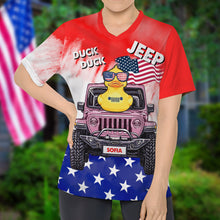 Load image into Gallery viewer, Personalized Jeep Girl Cap with Sunflower and Custom Name AOP Products PopCulturePrints