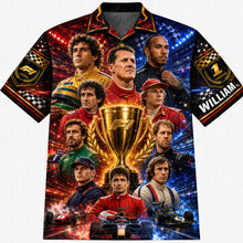 Load image into Gallery viewer, “Revive Greatness on Every Occasion” - Legends Hawaiian Shirt - Personalized Gift for Fans of Racing Legends