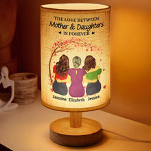 Load image into Gallery viewer, The Love Between Mother & Daughters Is Forever - Personalized Fabric Lamp - A Heartfelt Gift for Moms, Grandmas, and Daughters Fabric Lamp PopCulturePrints