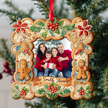 Load image into Gallery viewer, Personalized Family Christmas Ornament - Custom Photo Gift Ornament PopCulturePrints