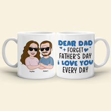 Load image into Gallery viewer, Funny Personalized Mug Gift for Dad - I Love You Every Day Coffee Mug PopCulturePrints
